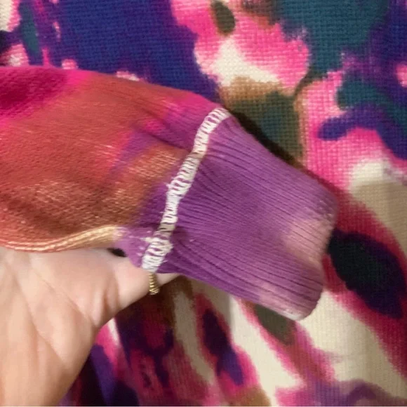 NATURAL LIFE Multicolor Tie-Dye Sweater - Picture 11 of 14